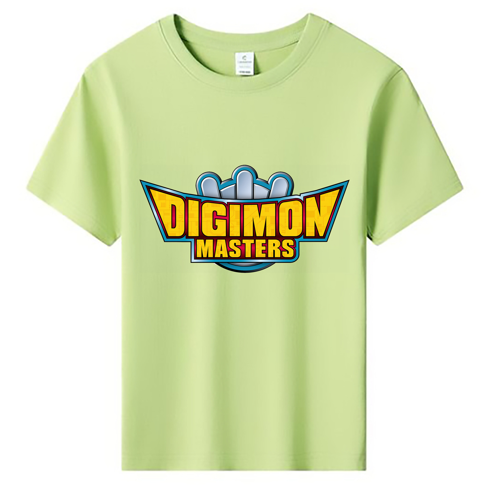 （画像用） Digimon デジタルモンスター/デジモン 綿100％キッズTシャツ（フロントプリント）